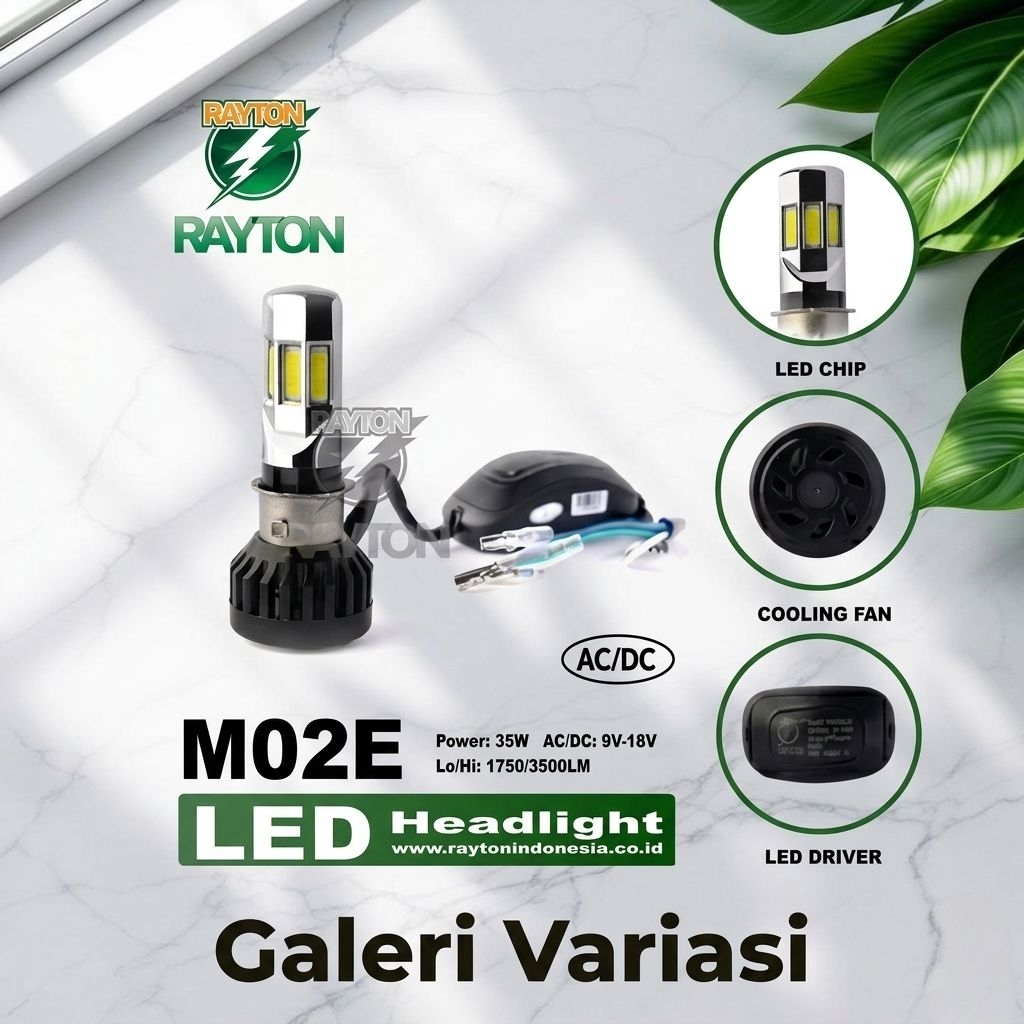 RTD lampu LED 6sisi lampu depan LED asli RTD rayton lampu LED RTD