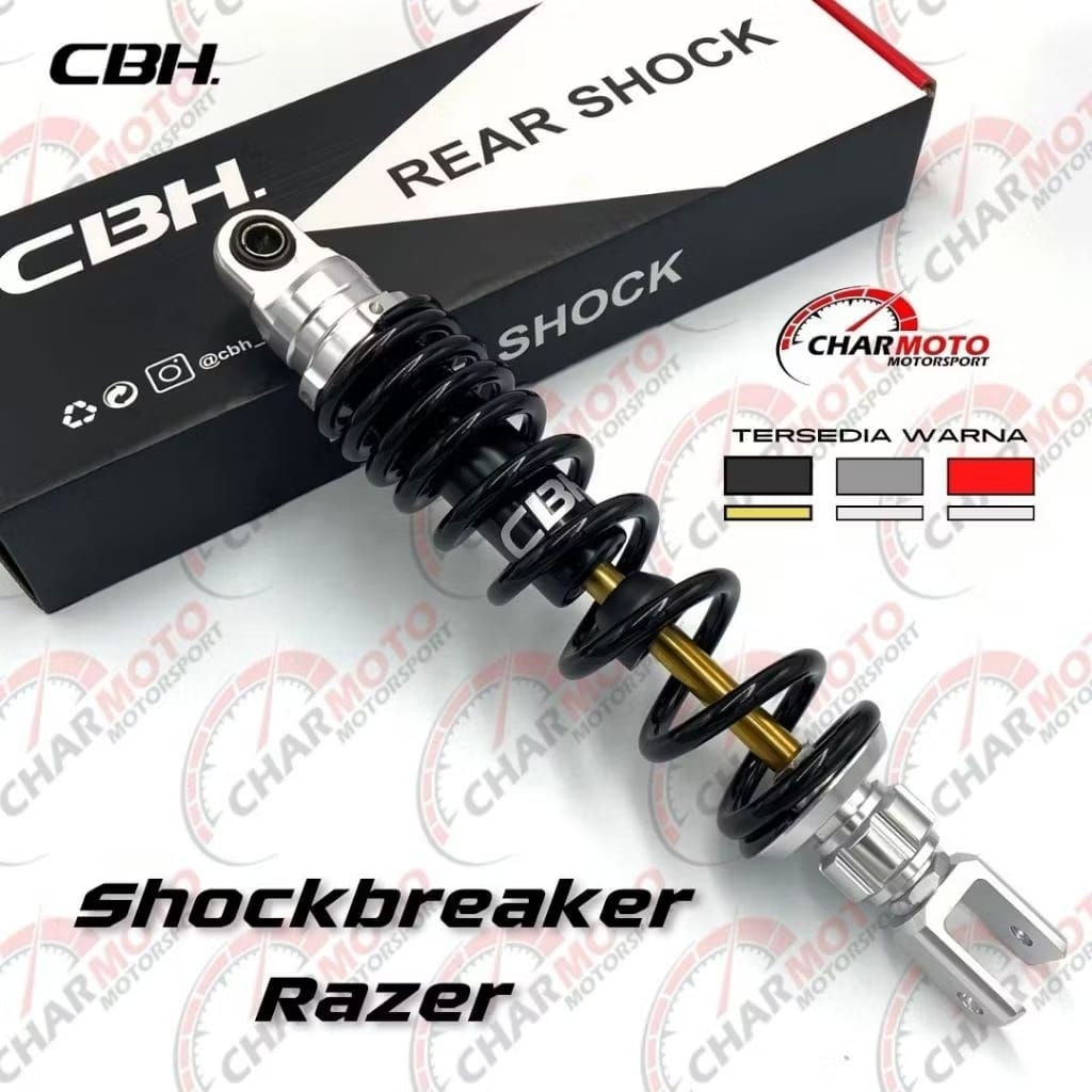 Shockbreaker CBH Razer Vario Mio Beat Scoopy 300mm 330mm PNP Razor Pro Non Tabung