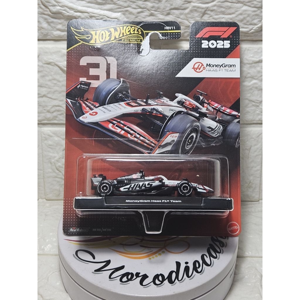 HOTWHEELS PREMIUM MONEYGRAM HAAS F1 TEAM