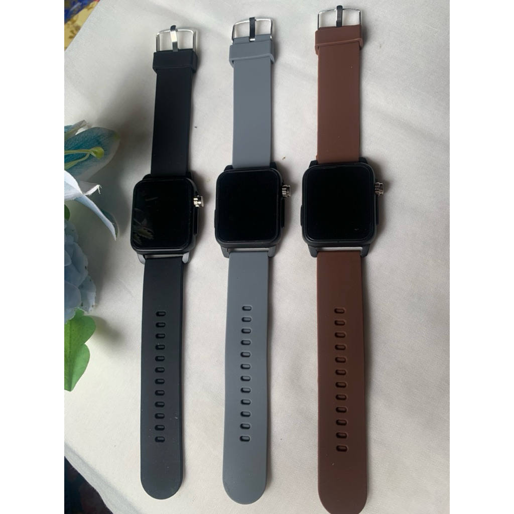 Jam Tangan Wanita Cewek Led Watch Terbaru Jam Fashion Watch Digital Tali Rubber