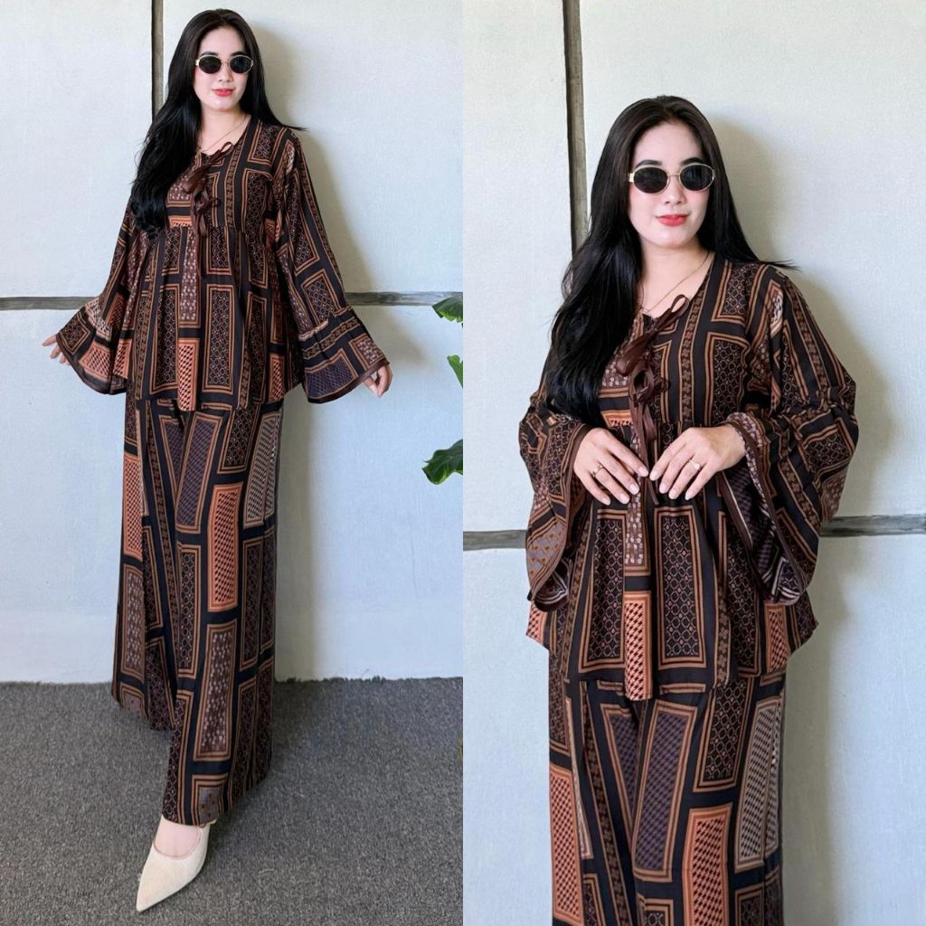 Setelan Rayon Premium Motif Terbaru Setelan Rayon Etnik Kekinian