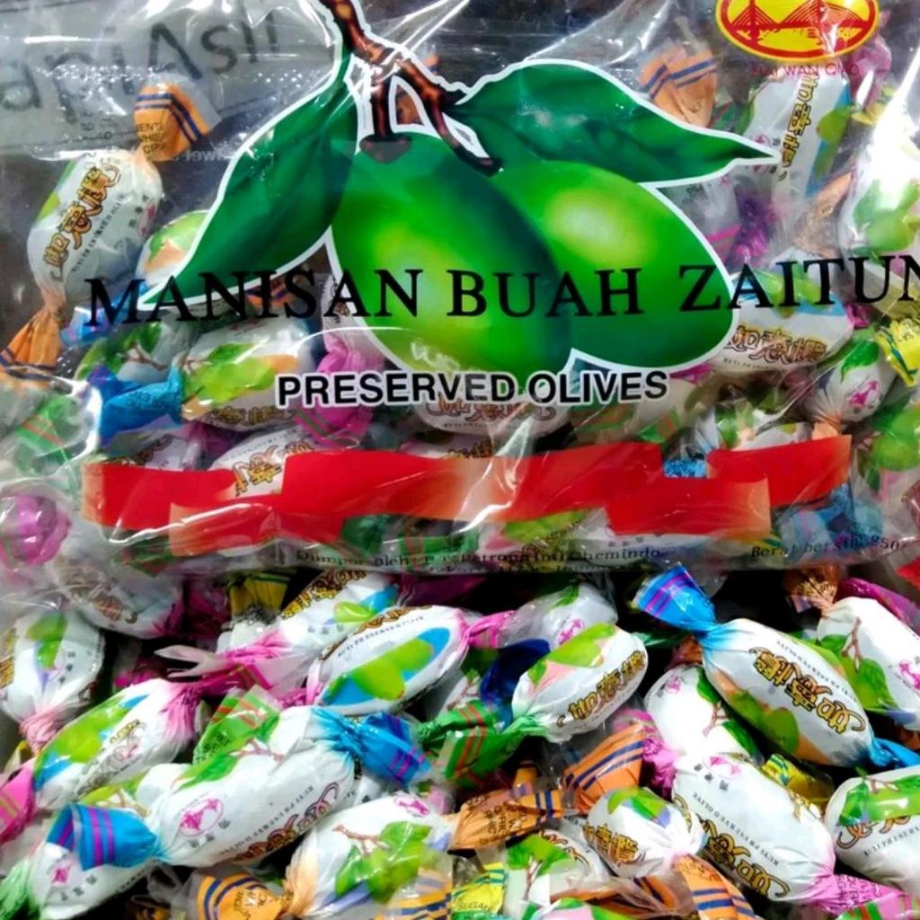 Manisan Kana Buah Zaitun Tanpa Biji 250Gr manisan buah zaitun kering tanpa biji 250g olive kana kan 