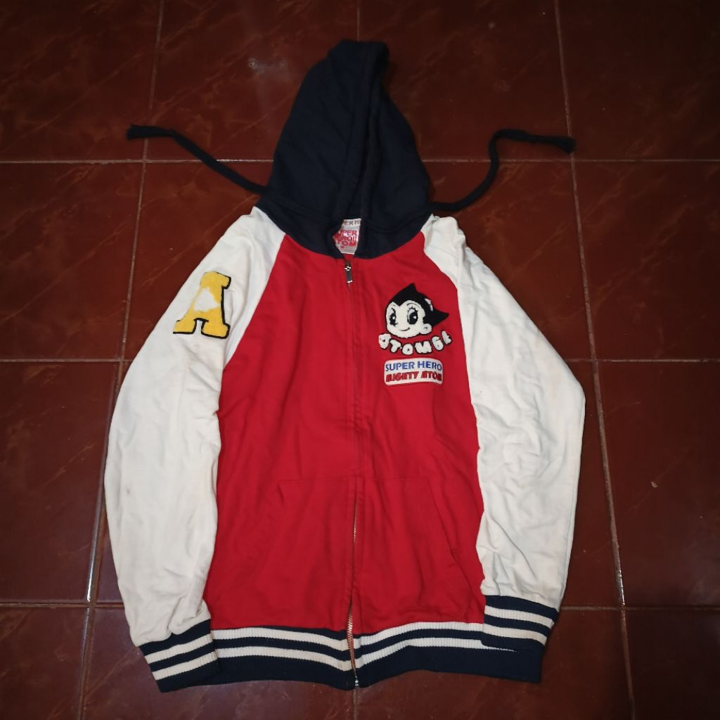 Hoodie Varsity Zipper Mighty Atom Official