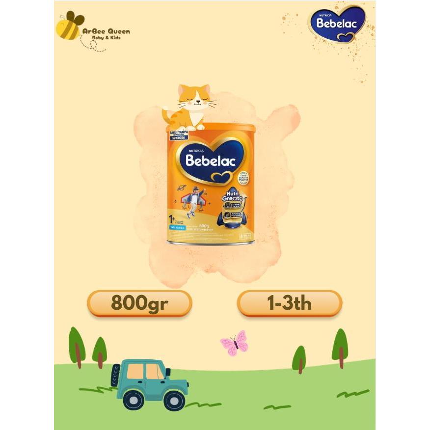 Bebelac 1+ Rasa Vanila 800g Susu Usia 1-3 Tahun