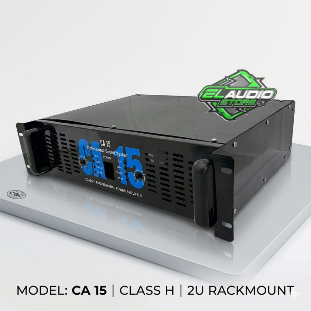 Bok Power Amplifier CA 15 / Box Power 2 Chanel CA-15 Bahan Plat Besi