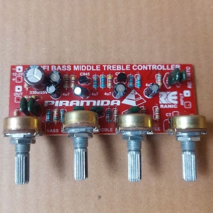 Kit tone control mono middle transistor ( 504 )