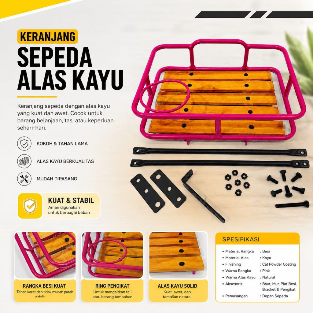 Keranjang depan sepeda mtb fixie lipat federal Keranjang depan sepeda universal