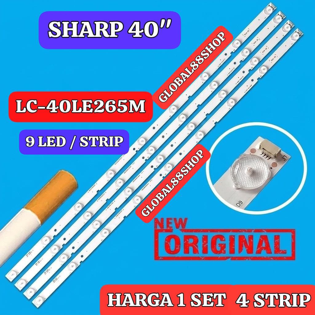 BACKLIGHT TV SHARP 40 inch LC40LE265M LC 40LE265M LC-40LE265M LED LAMPU BL