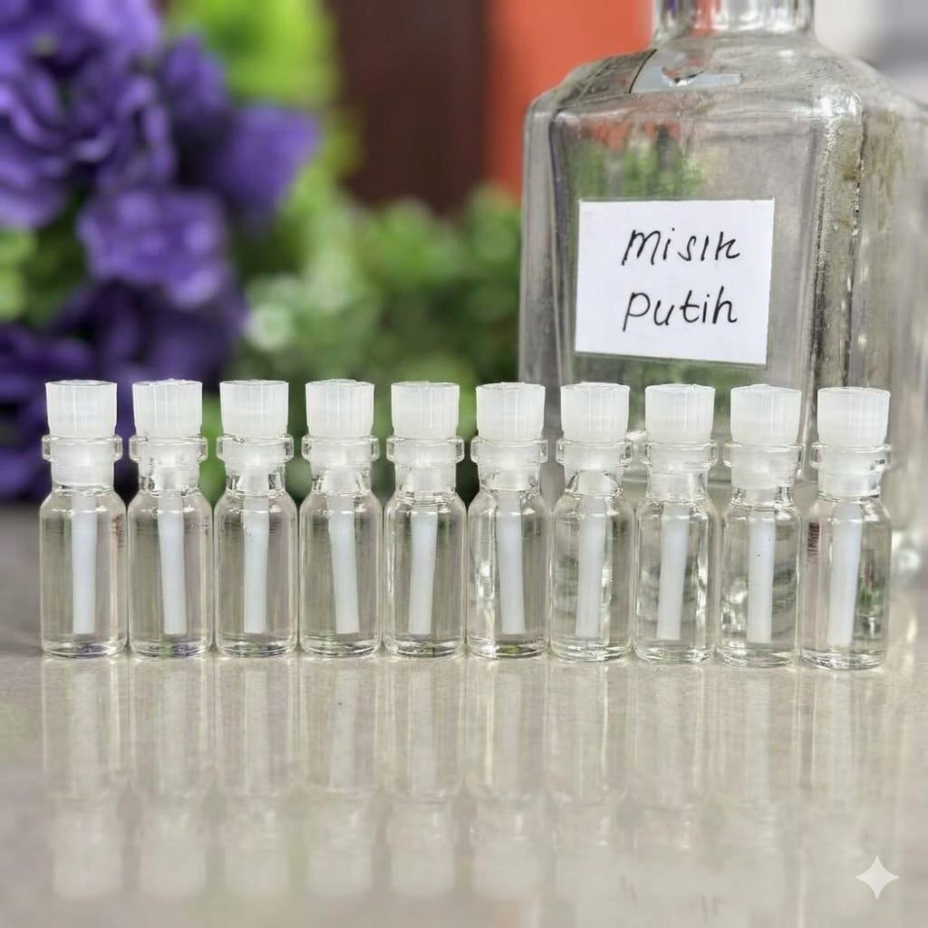 GROSIR misik putih varian standar dan kental premium 4,5ml