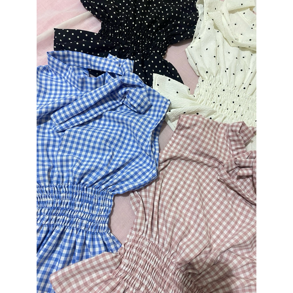 FAIRY || inner vest kotak & polkadot