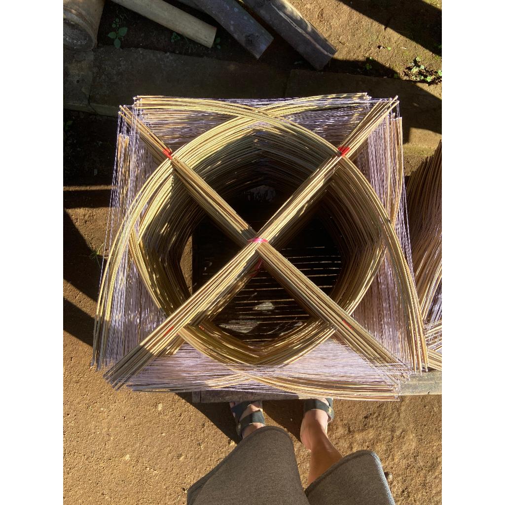 Arku Layangan Sukhoi Super Petung Sayap 56 lilit 1 - Bambu Serutan Halus minim 50pcs