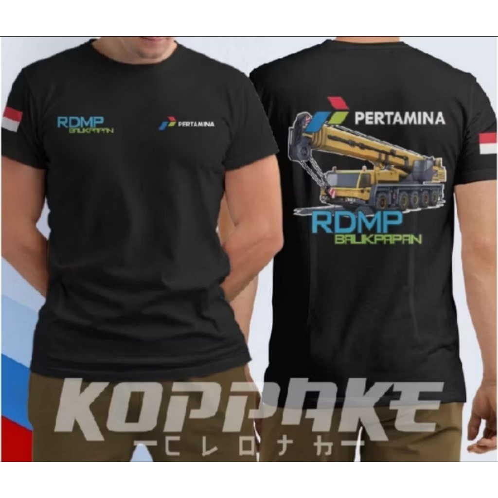 Kaos Distro Pertamina RDMP Balikpapan Kaos T-shirt Unisex
