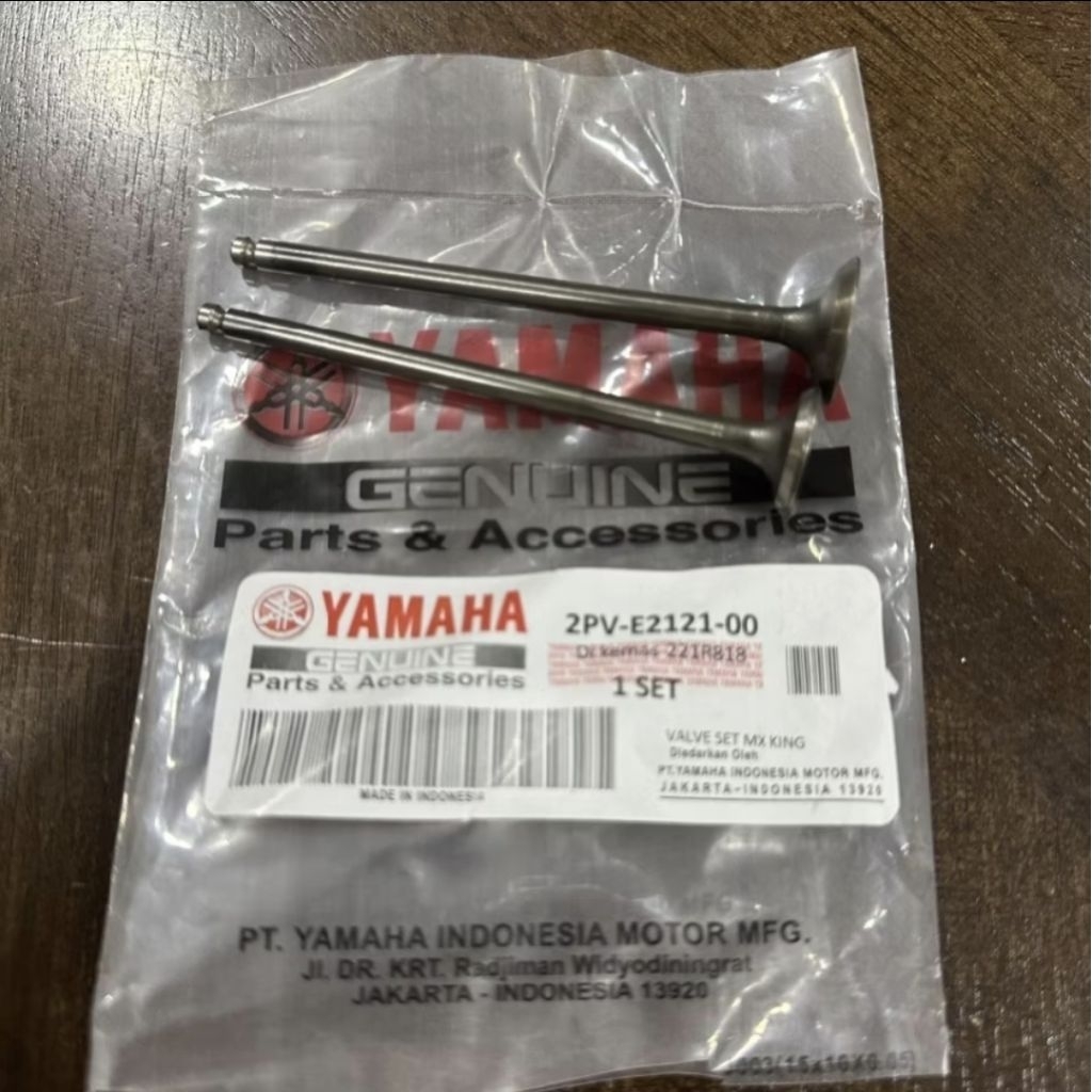 KLEP SET INTAKE EXHAUST MX KING /ASLI /ORI /2PV