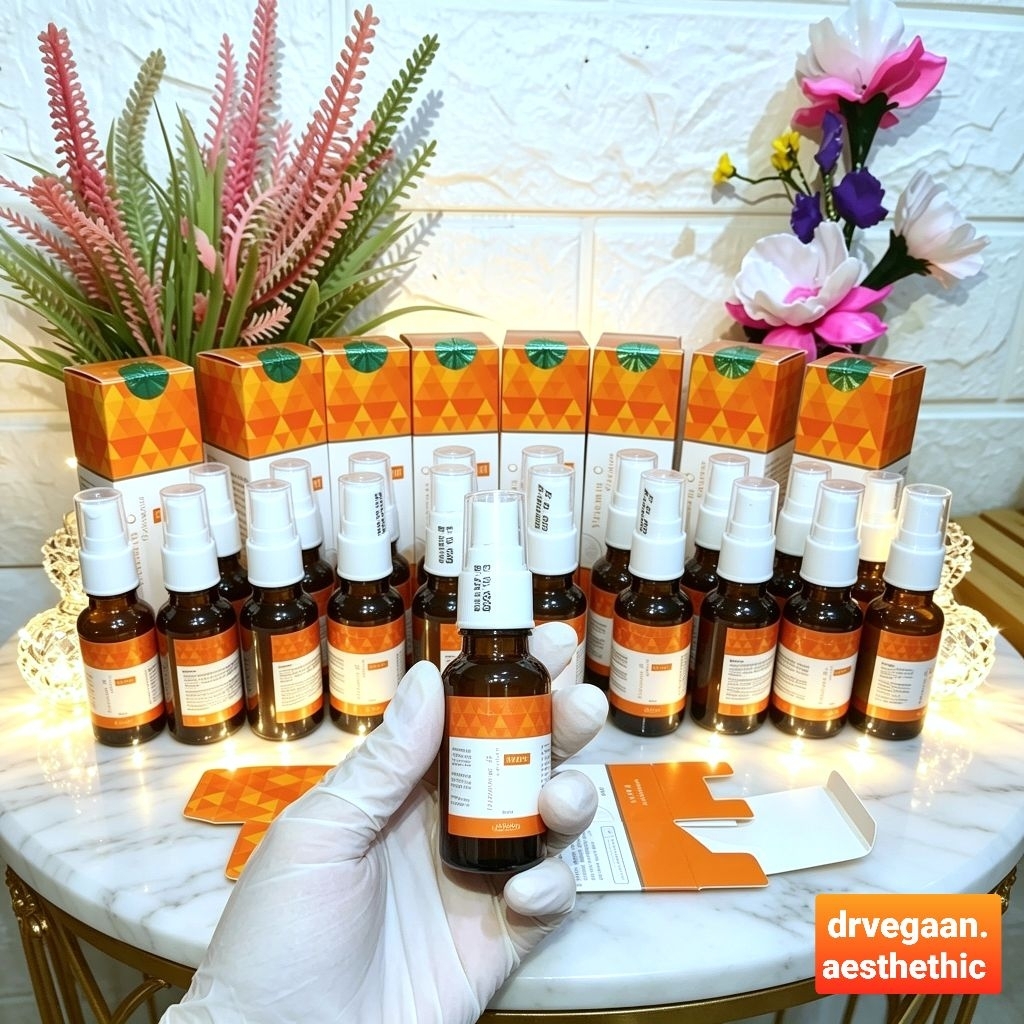 Serum Vitamin C E Collagen  CV Cantika, Collagen Sapi Bovine, HALAL