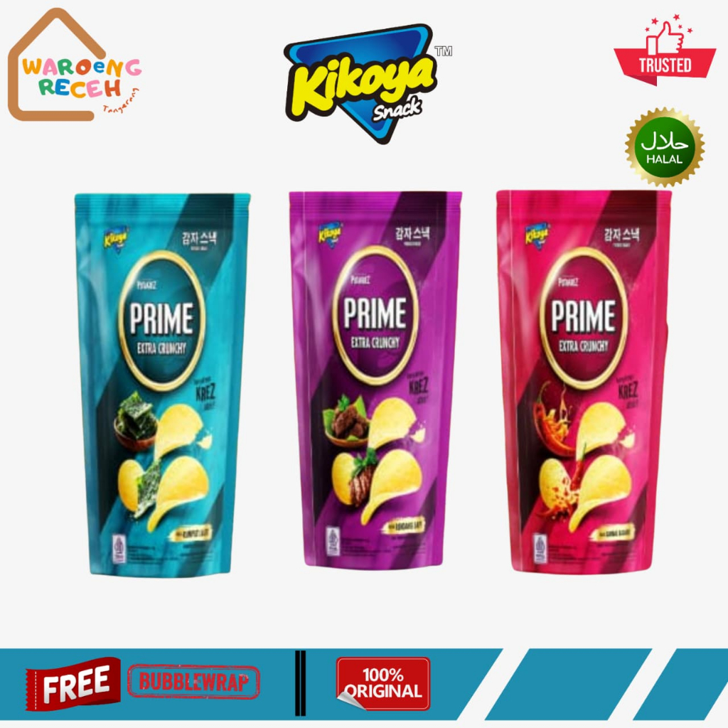 Kikoya Potakrez Prime Balado Rumput Laut Rendang Sapi 1 Pack isi 10 Pcs @22 Gr