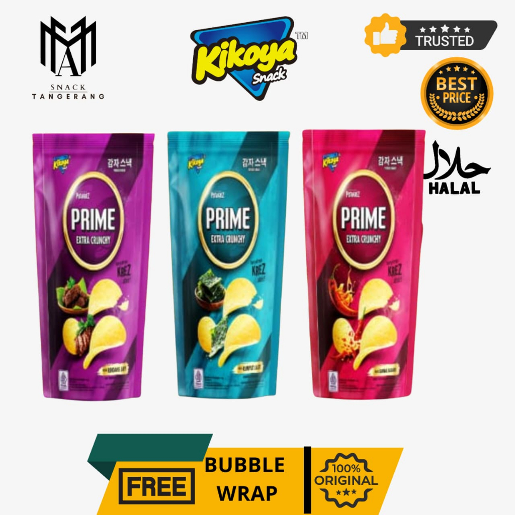 Kikoya Potakrez Prime Balado Rumput Laut Rendang Sapi 1 Pack isi 10 Pcs @22 Gr