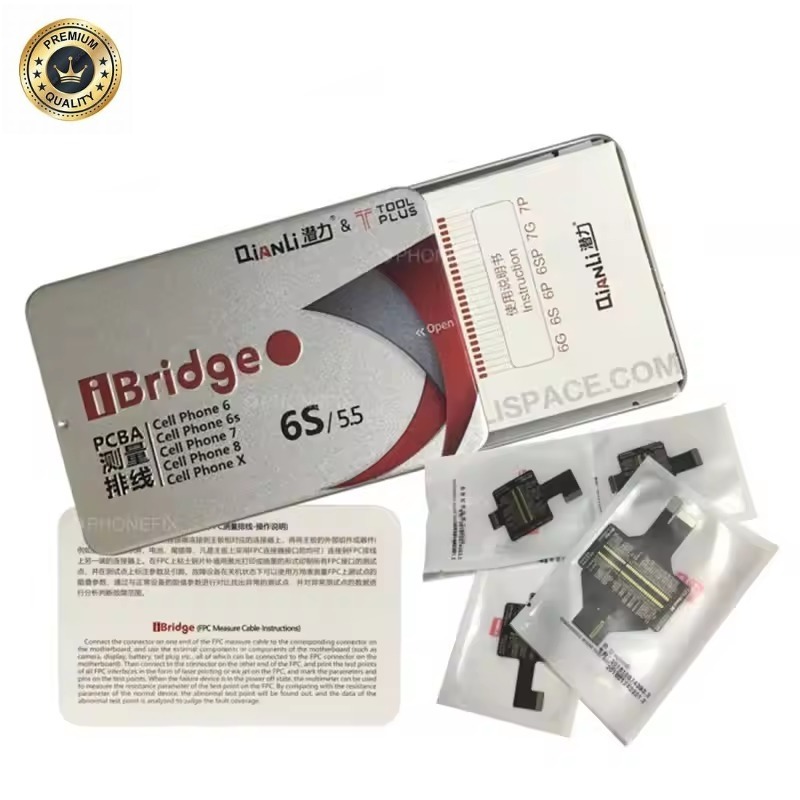 Kabel Uji QIANLI iBridge FPC untuk Pengecekan Kerusakan Motherboard pada iP 6 6P 6S 6SP 7 7P 8 8P X 