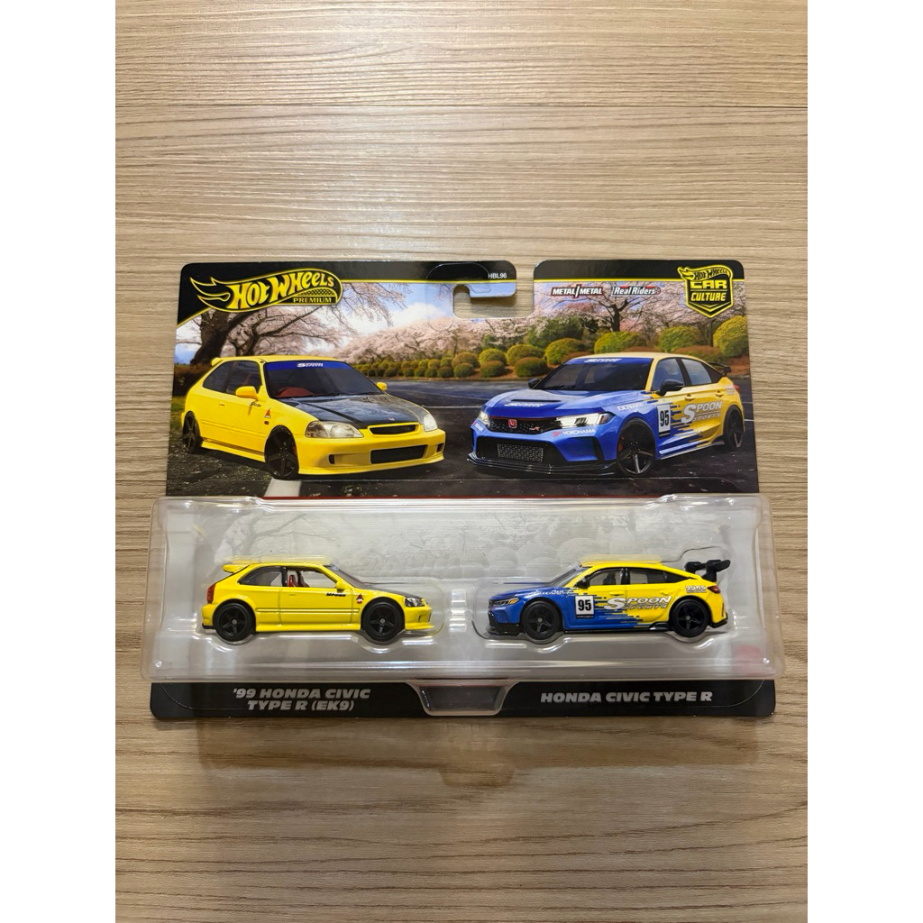 Hot Wheels Twin Pack '99 Honda Civic Type R (EK9) Honda Civic Type R