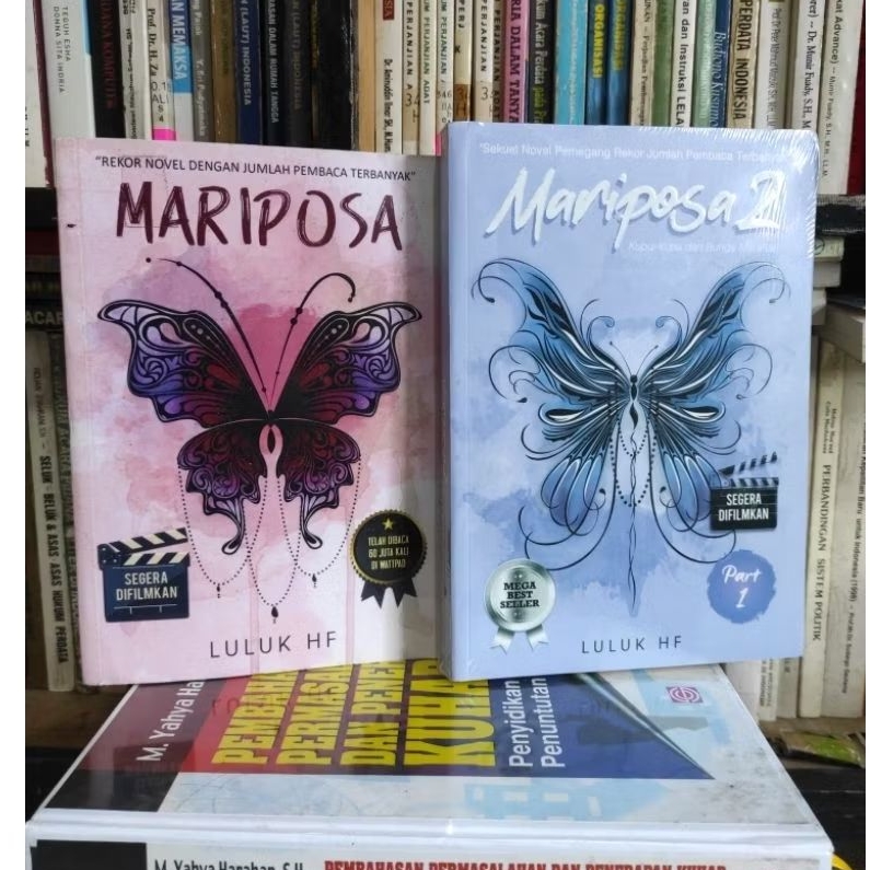 Novel bekas mariposa 2 buku asli ORIGINAL