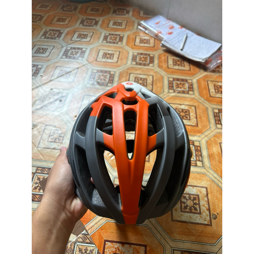 Helm Sepeda Polygon Rustle Bike Helmet Balap Road Bike RB MTB Folding Berkualitas