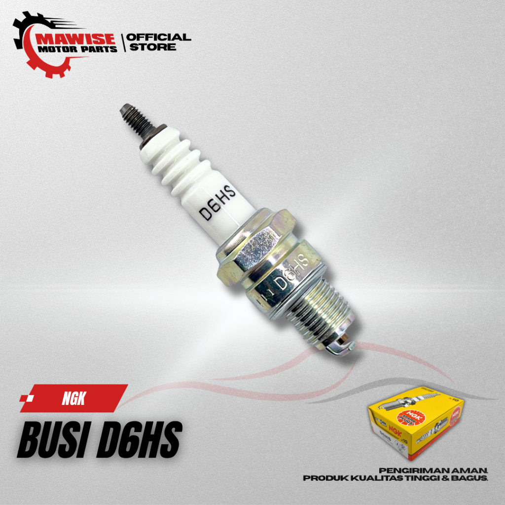 BUSI NGK D6HS - Busi NGK D6HS Motor lama C70 C90