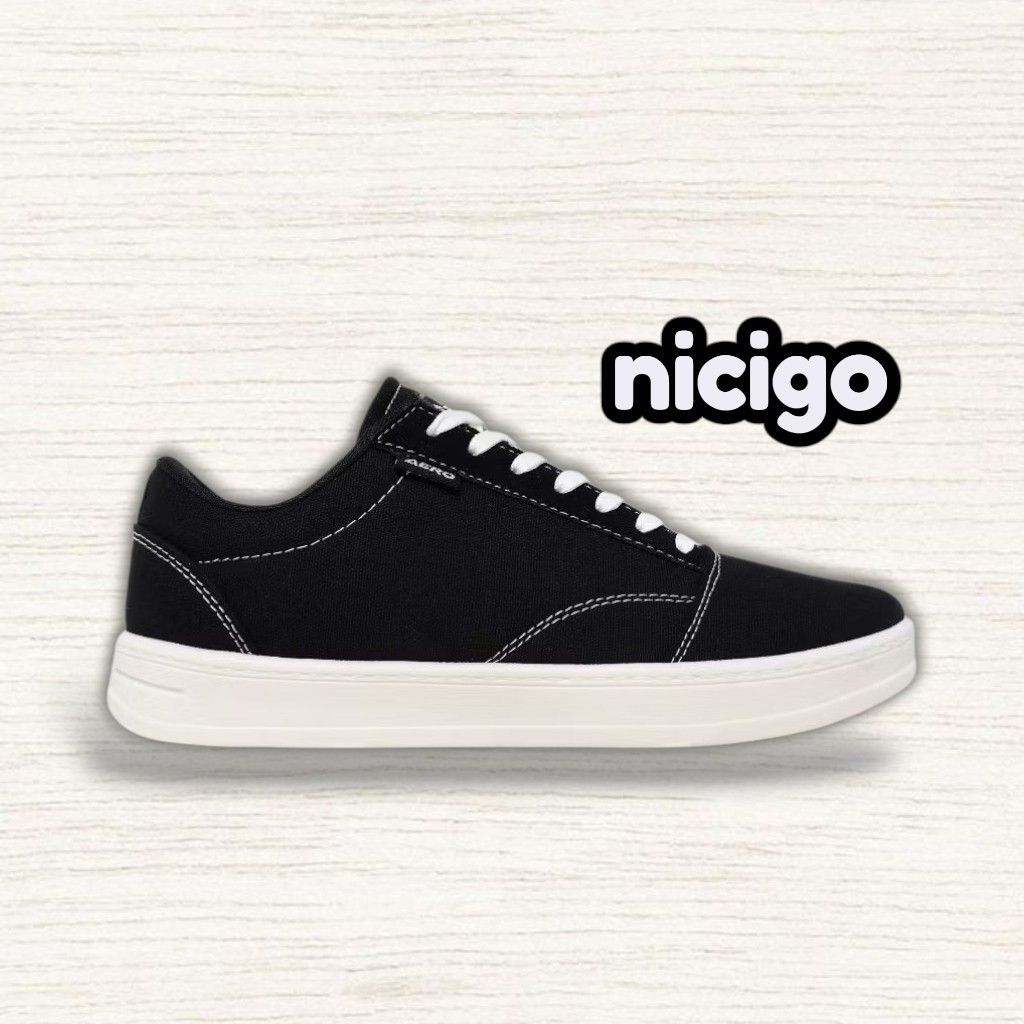 Sepatu Aerostreet Massive Basic Allblack / Massive Basic Hitam Putih / Massive Basic Army Putih / Ma