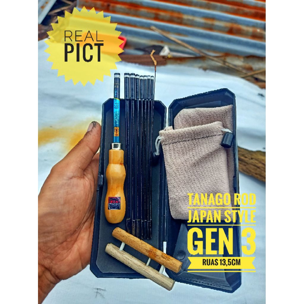 Joran Tanago Microfishing RGM Versi Lite Ruas 13,5cm Panjang 120cm Fullsheet