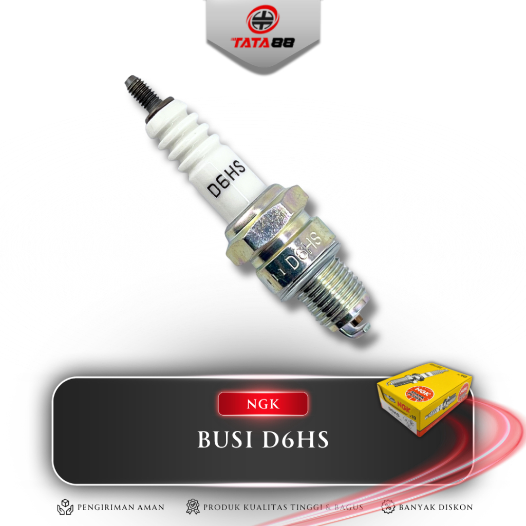 BUSI NGK D6HS - Busi NGK D6HS Motor lama C70 C90