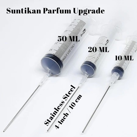 SUNTIKAN SPET PARFUM + SELANG BESI TUMPUL REFILL PARFUM ,TINTA