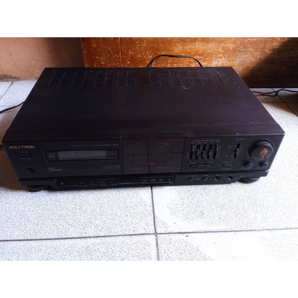 Tape Deck Jadul Polytron DAT54