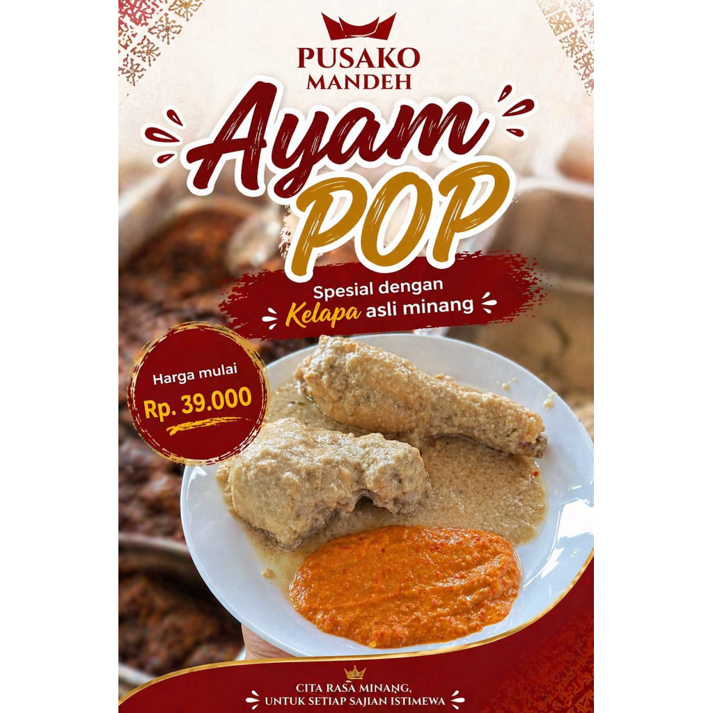 ayam pop khas minang