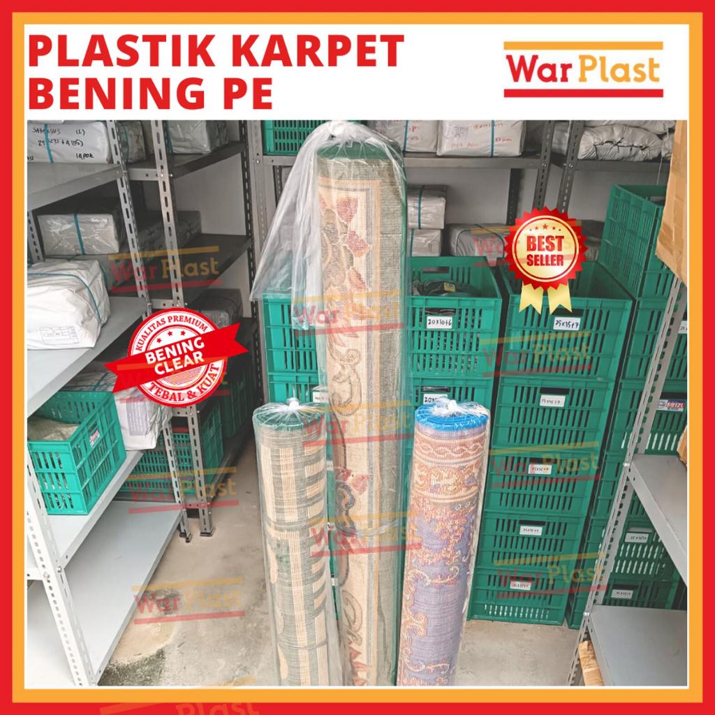 terkini Plastik KARPET Bening 30 | 35 | 40 Laundry Permadani Ambal PE murah