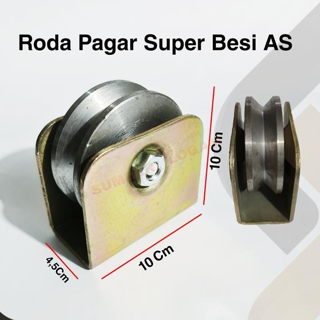 SAB Roda pagar besi cor Super 6 7 8cm roda pintu gerbang rumah Roda Pintu Pagar Besi Roda Pagar Mode
