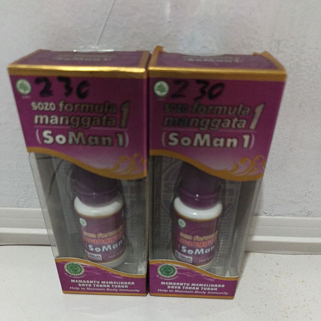 Soman 1 Jamu Tetes Herbal Asli 15ml