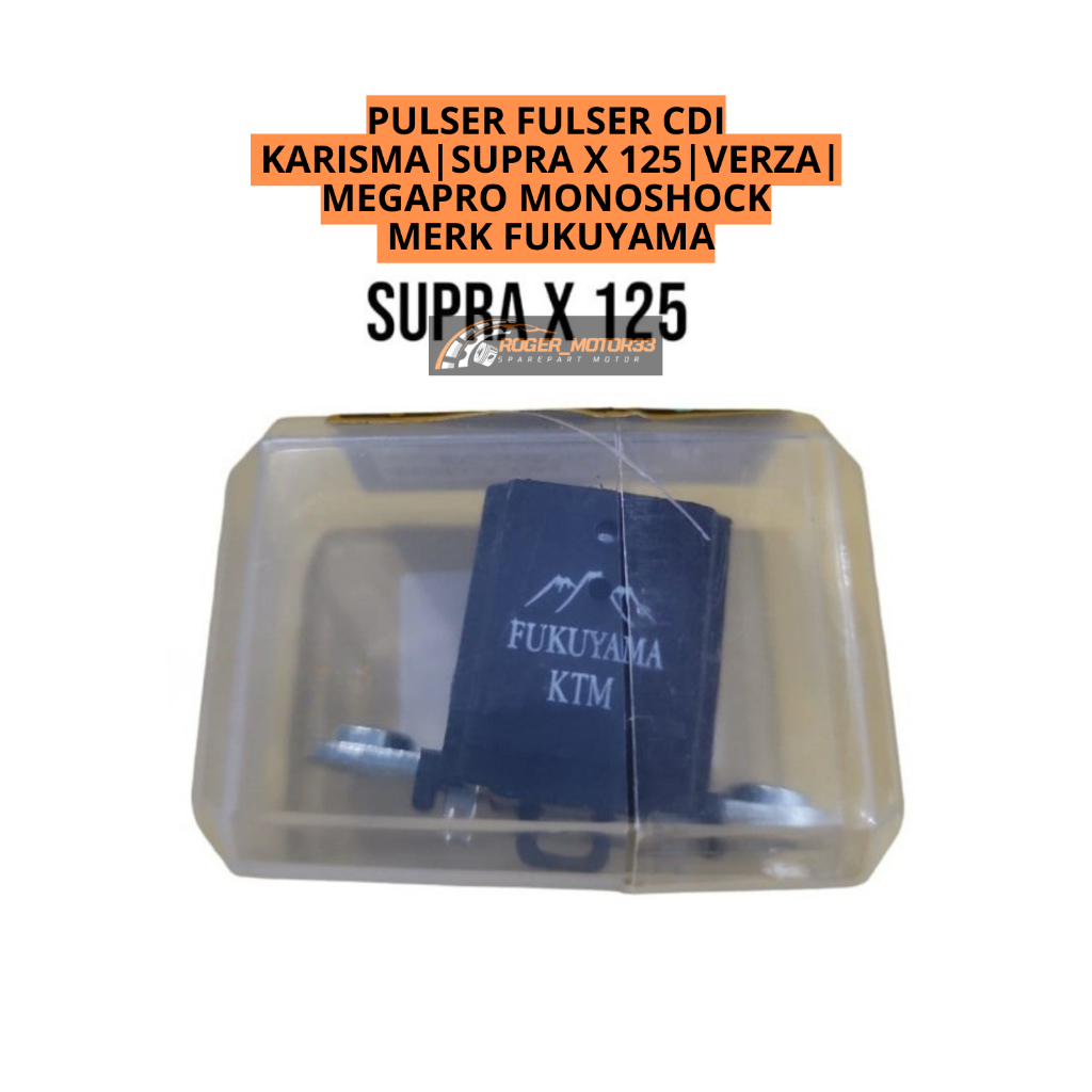 PULSER FULSER CDI KARISMA SUPRA X 125 VERZA MEGAPRO MONOSHOCK MERK FUKUYAMA ORIGINAL