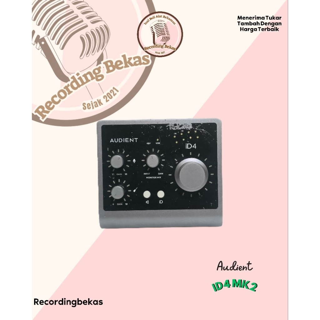 Soundcard Audient id4 mk2 Audio Interface