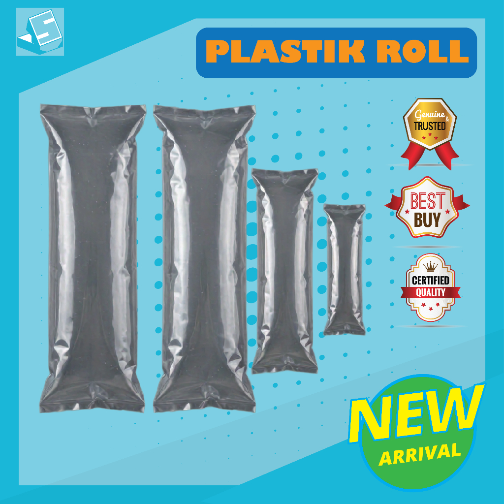 Plastik PP Roll 03 Bening - Plastik ROLL Pusaka - Plastik Meteran PP - Plastik kacang / Plastik Lidi