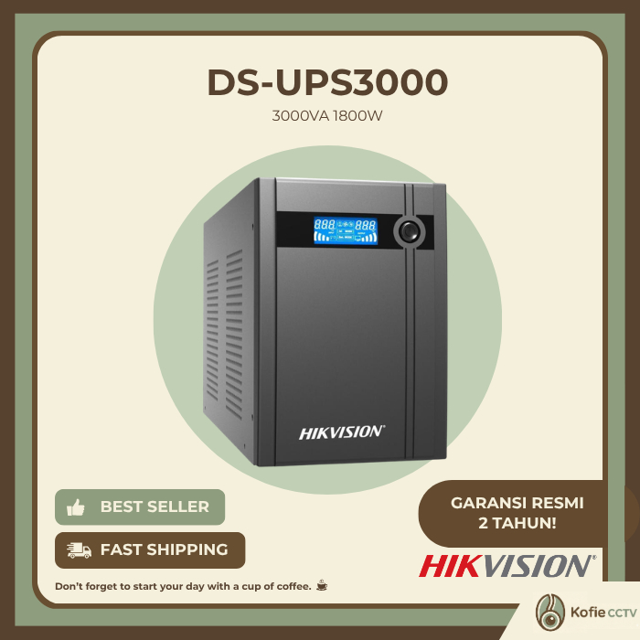 DS-UPS3000 - HIKVISION UPS 3000VA