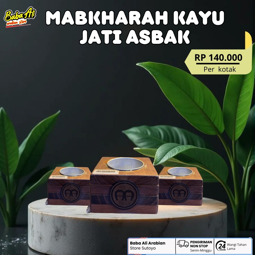 Baba Ali - Mabkharah Kayu Jati Asbak