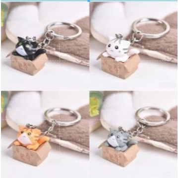 GANTUNGAN KUNCI KUCING IMPORT WARNA RANDOM 1 PCS