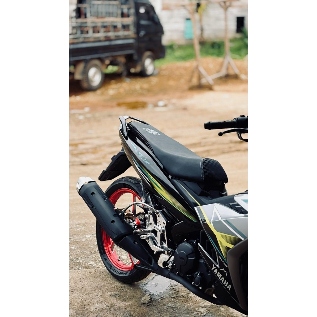 Kulit Jok Motor Modifikasi Arvi Catur untuk Yamaha matic all type MIO SOUL KARBU GT SPORTY SMILE M3 