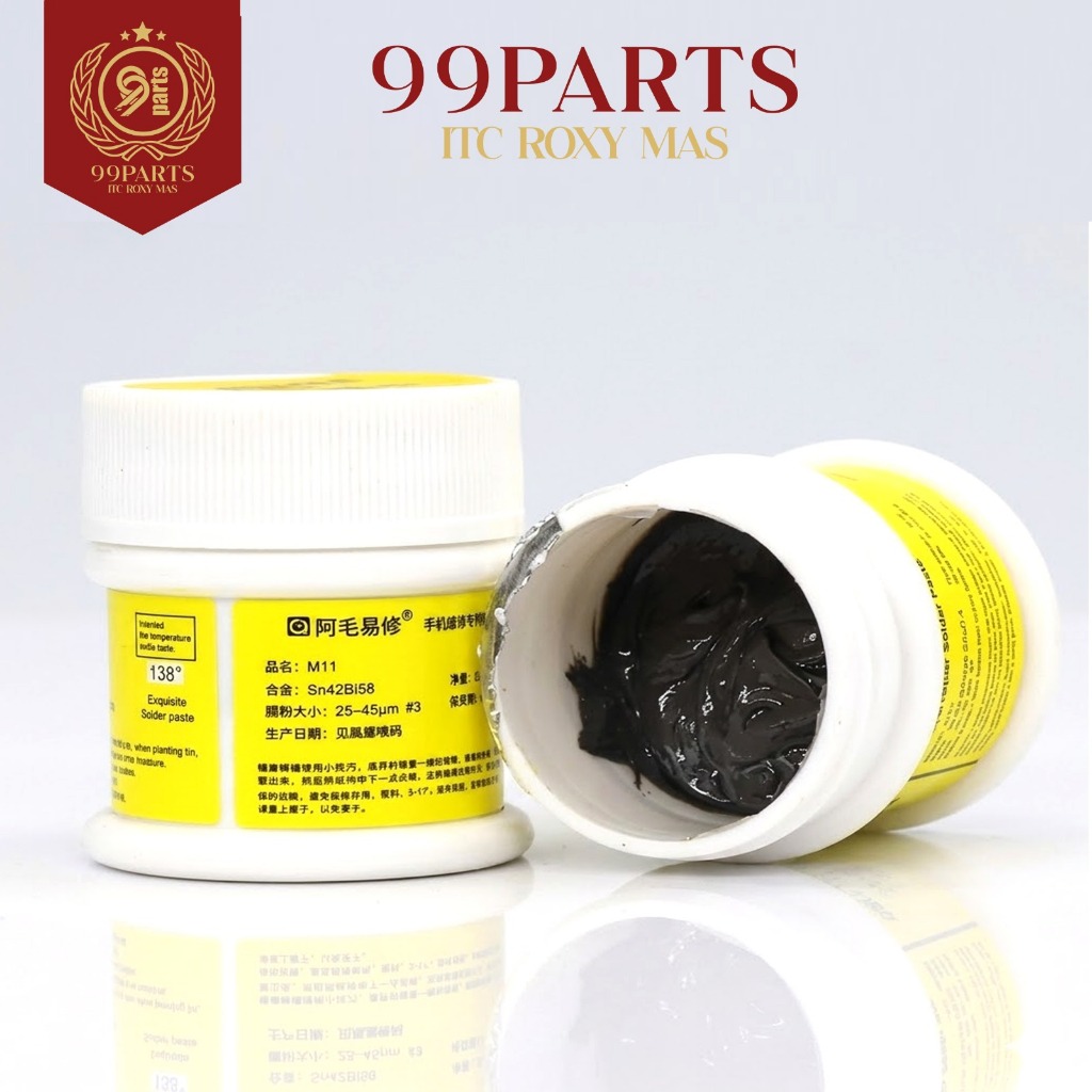 99SPS - Timah Pasta  M11 Low Temperature 138° For Amaoe / Timah Pasta M13 Medium 190° For Amaoe