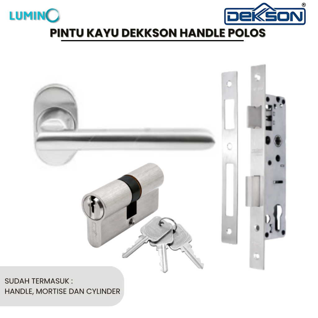 Dekkson - Paket Pintu Aluminium Dekkson Handle Polos