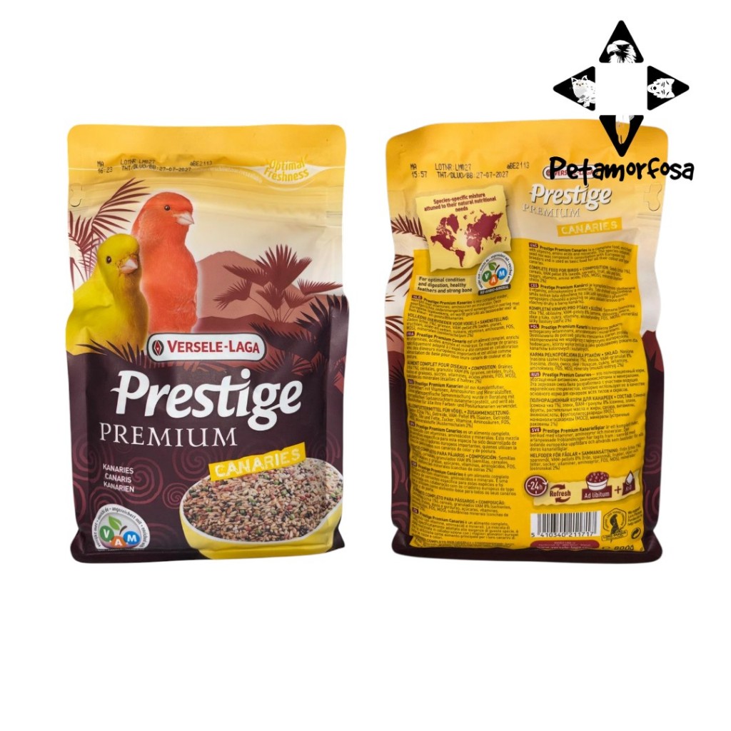 PRESTIGE KENARI CANARY 800gr Versele Laga Pakan Harian Makanan Burung Canary Prestige Gourmet Kenari
