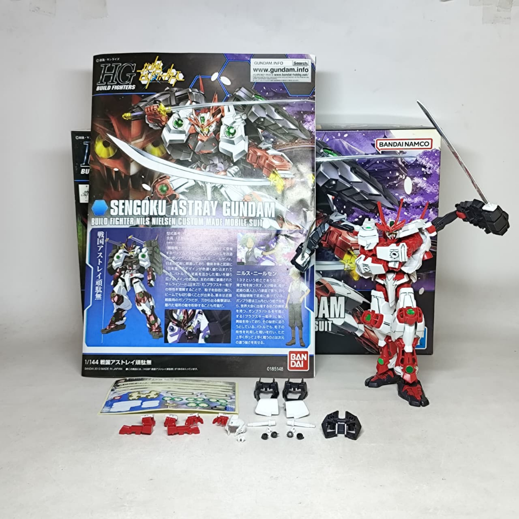 Bandai HGBF Sengoku Astray / Model Kit Gundam HG 1/144 2nd Sudah Rakit H210