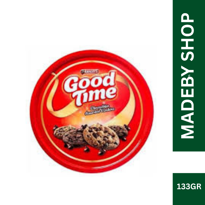 Biskuit Kaleng Good Time Double Choc 133 Gram