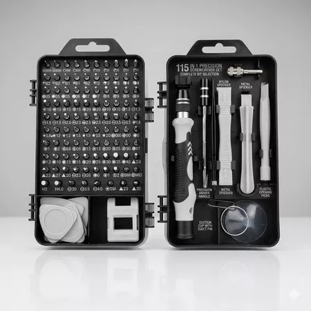 Obeng Set Lengkap 115 in 1 Fullset Obeng Service Komputer Laptop Hp