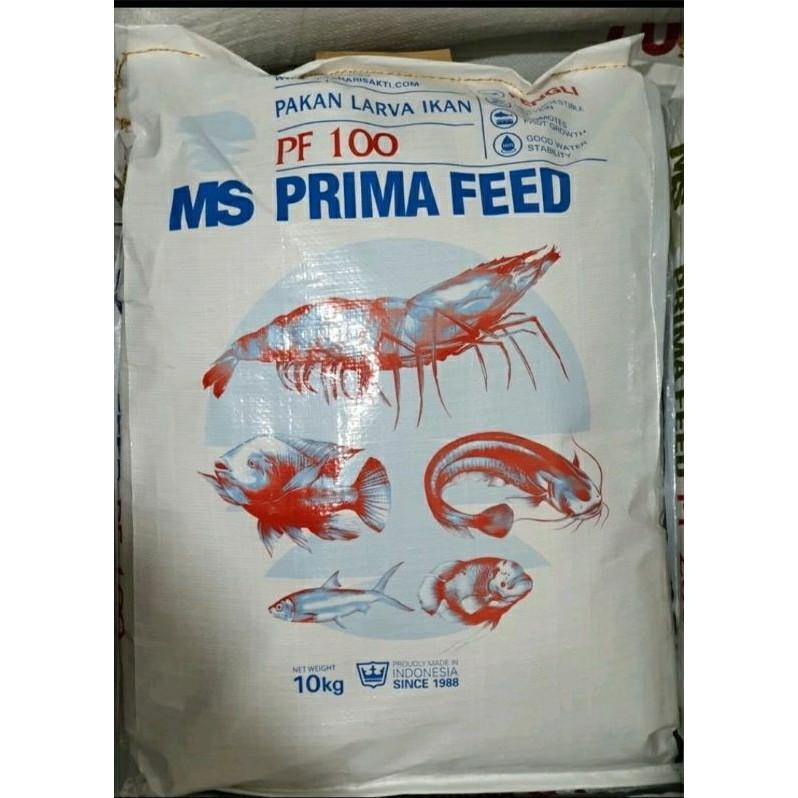 Repacking 1 kg Pakan Larva ikan PF 100/ Pakan Ikan PF 100 1 kg/Prima feed PF 100 1 kg