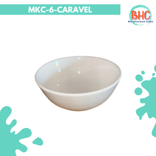 MANGKOK KACA 6 POLOS CARAVEL