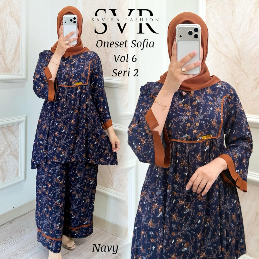 Setelan SVR One Set SOFIA & Daster SOFIA Original